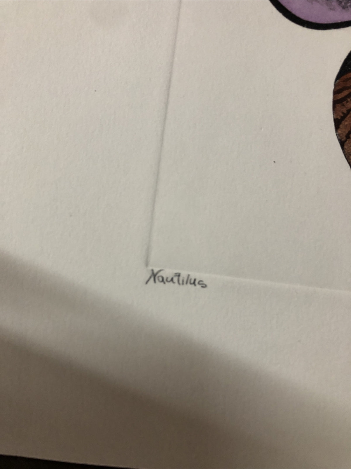 Dan Mitra Signed Etching “Nautilus” 36”x13”2