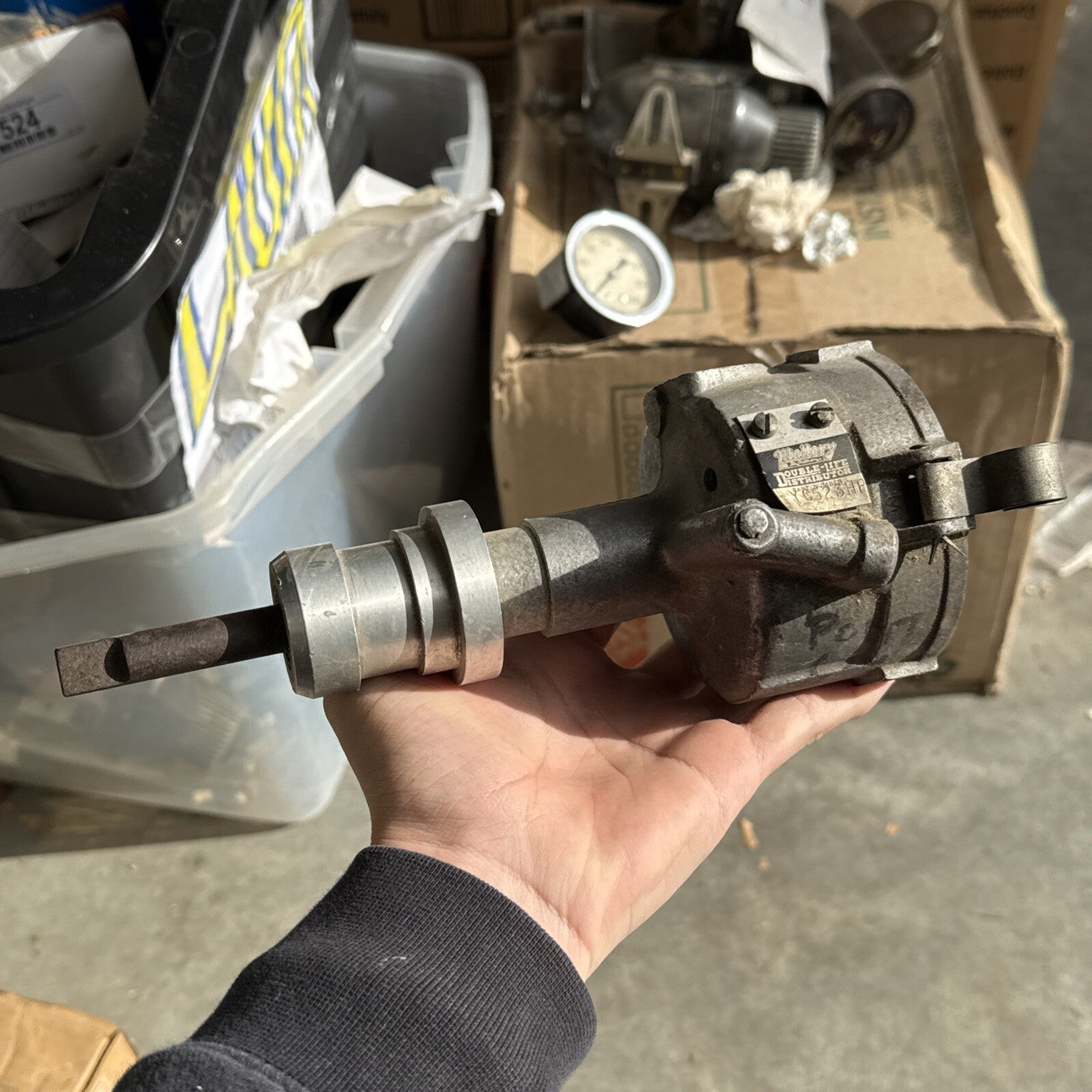 Distributor, Mallory, YL-520-CV, Chevy 283, 327, 350, 396, 400, 427, 4546