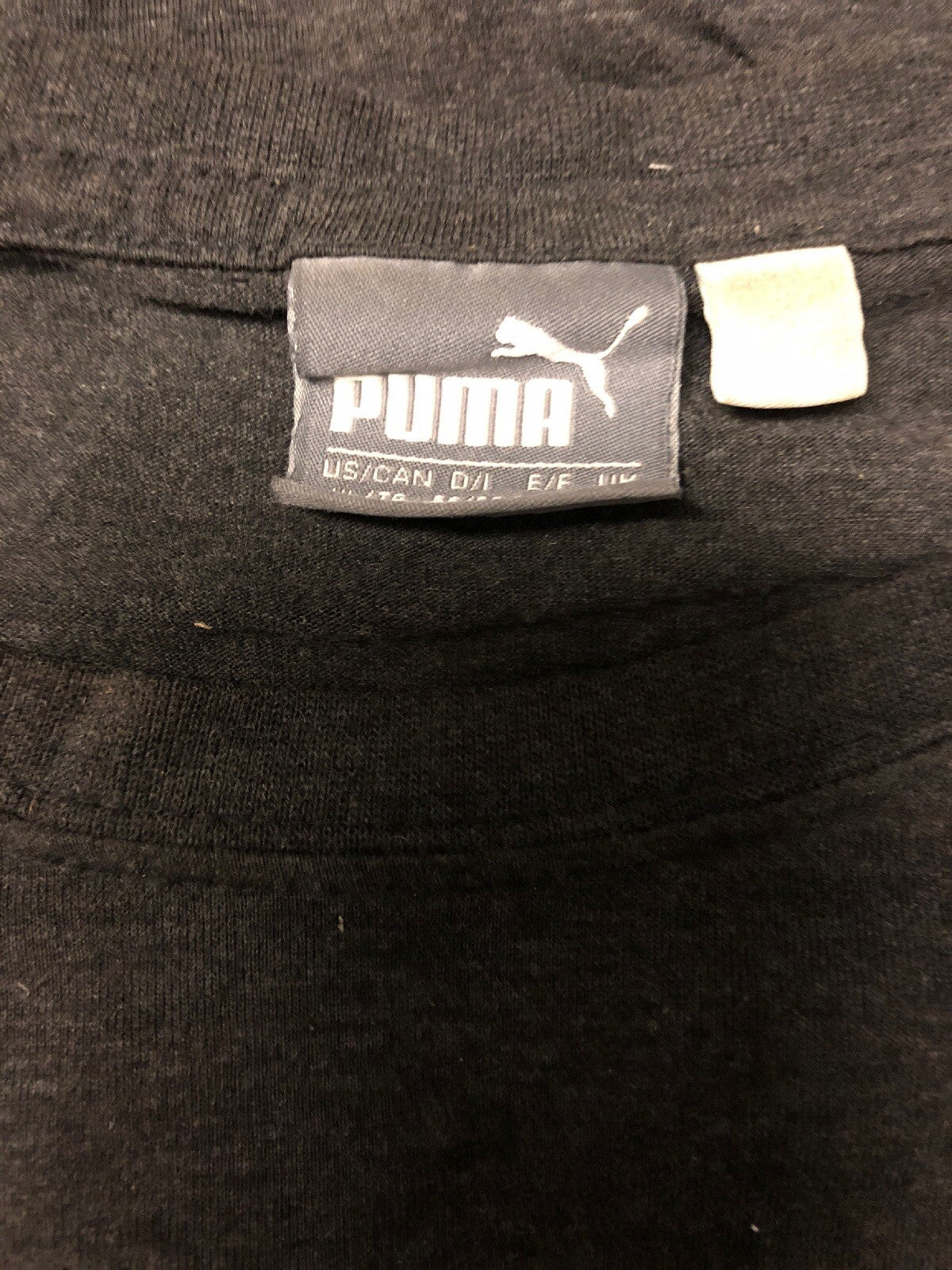 PUMA MEN'S TECH CAMOUFLAGE LOGO GRAPHIC TEE SHIRT BLACK1
