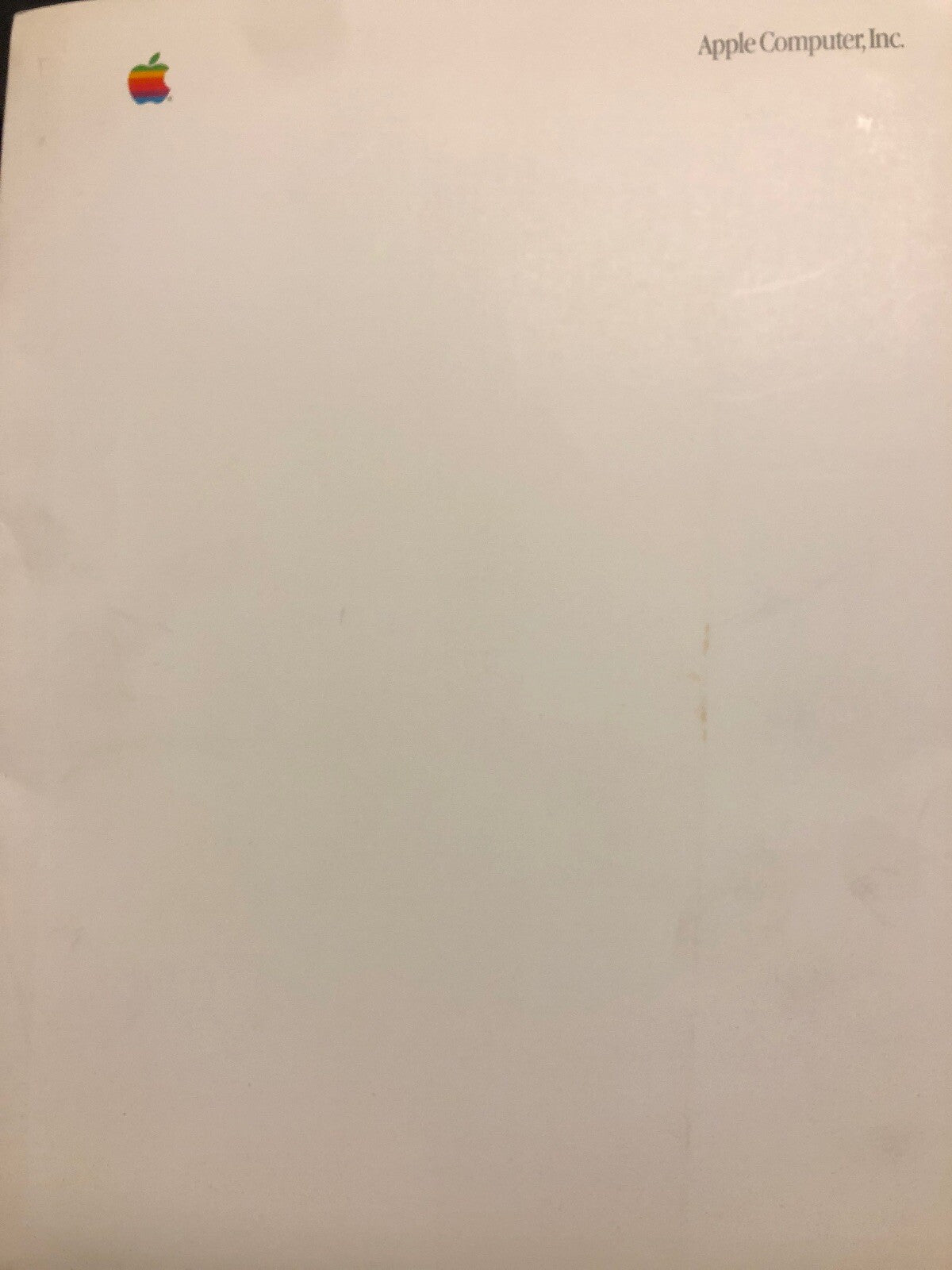 Apple 1985 Docs Contracts Product Info Megahaus Mouse Series Mindscape Meca Incs0