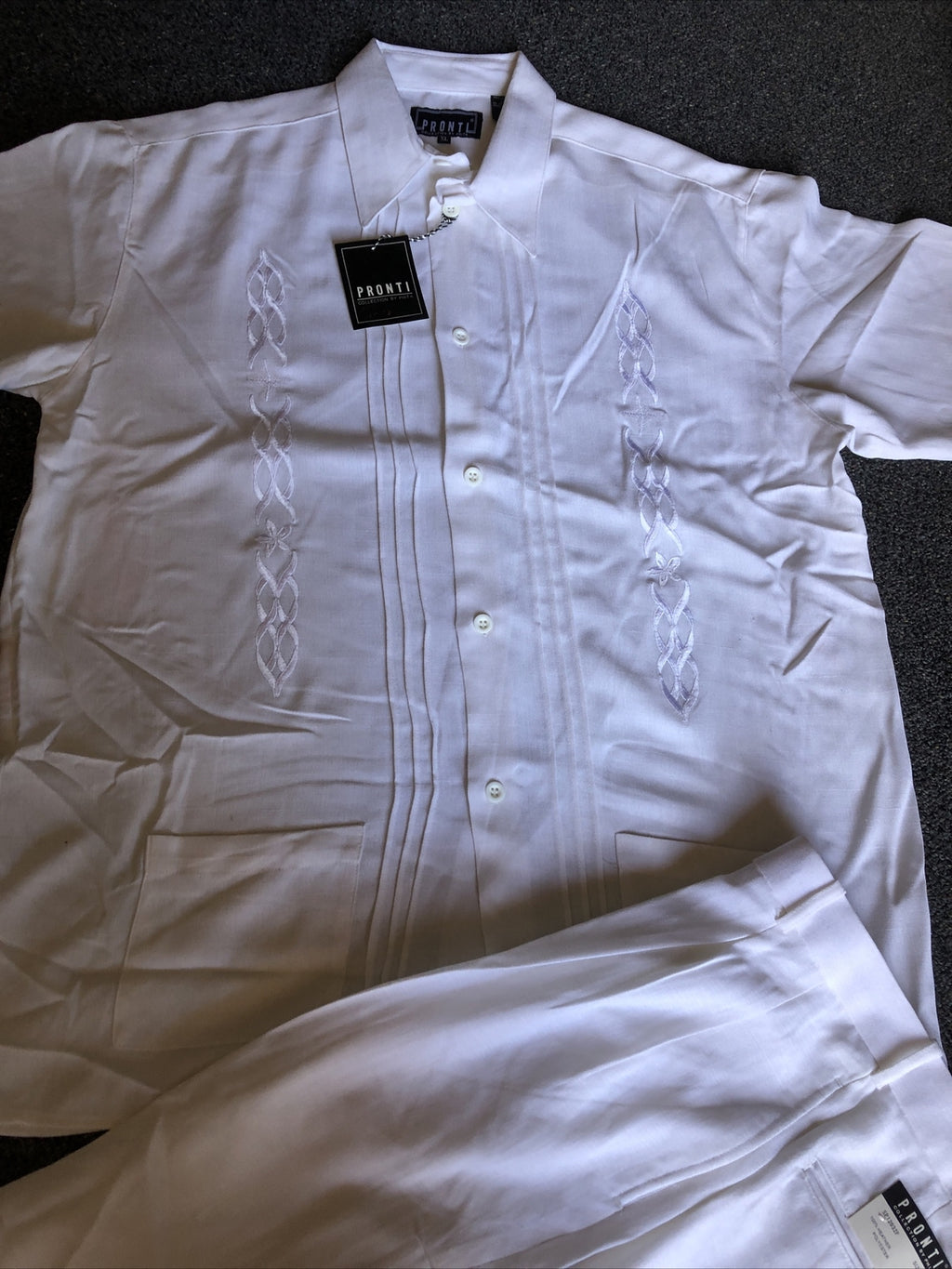 Vintage 90’s NOS Pronti Mens Casual Set Pelle Pelle Era Size XL3