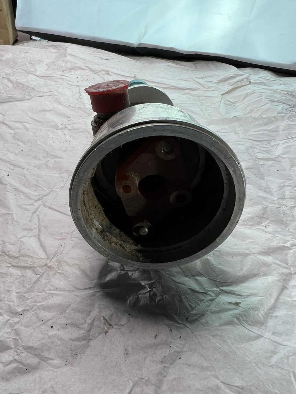 Vintage Aircraft Fuel Primer Pump Valve Assembly2