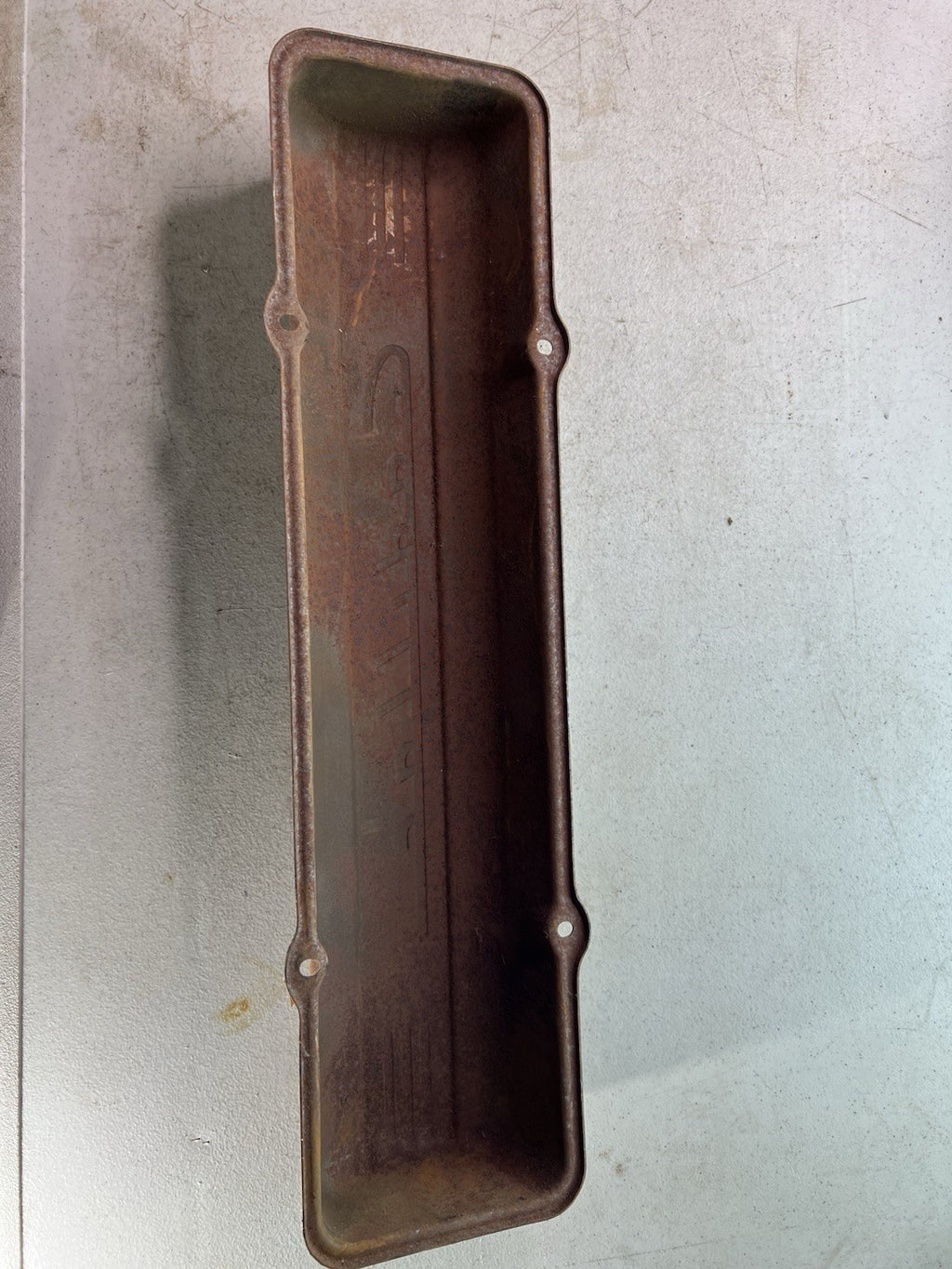 Vintage Cadillac Script Valve Cover – Single – Original – Rat Rod2