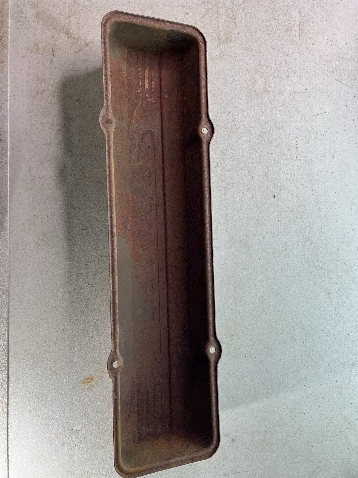 Vintage Cadillac Script Valve Cover – Single – Original – Rat Rod2