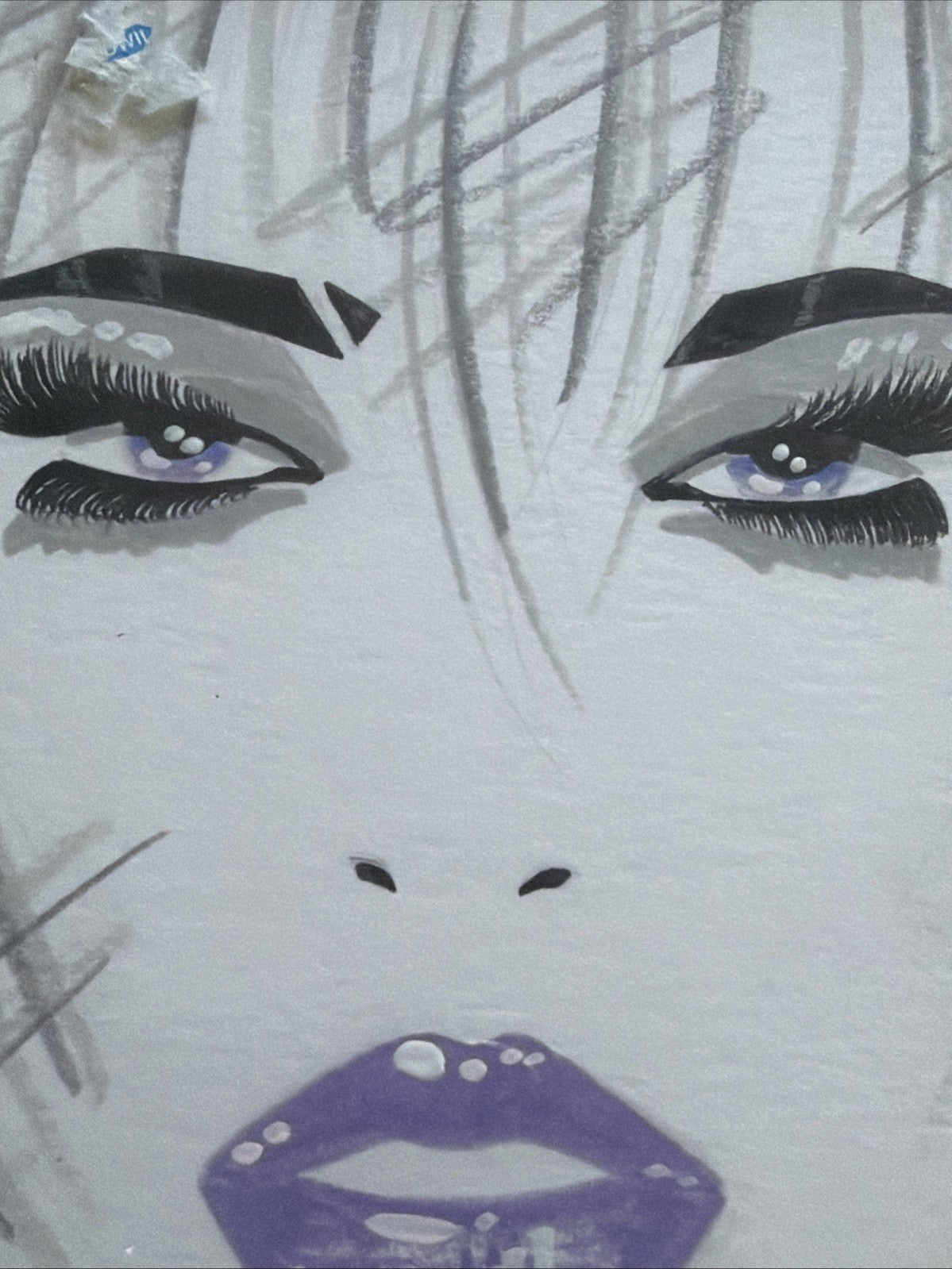 Nice Original Art Signed Dennis Mukai??? Nagel?? Not Exactly Sure2