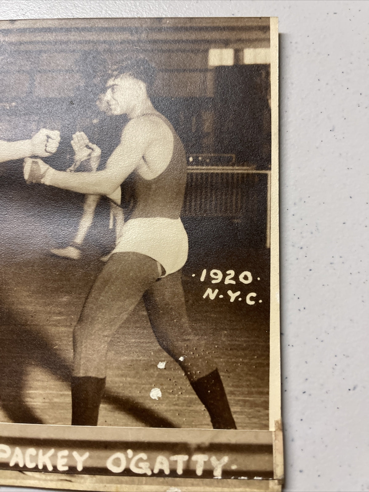 1920 Jack Dempsey Packey O’gatty Original Vintage Boxing Photo4