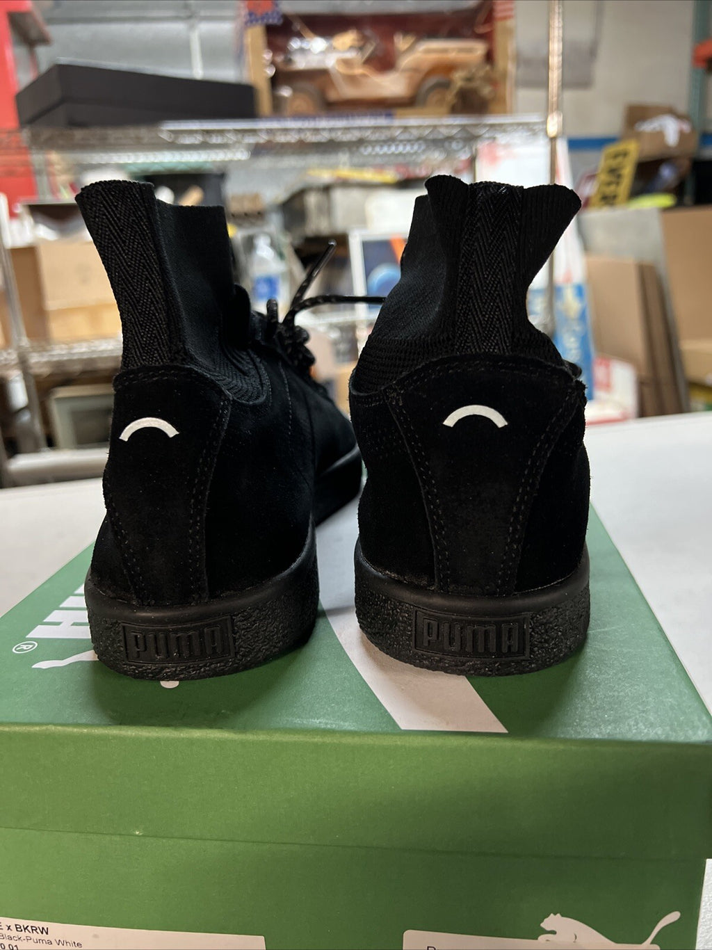 PUMA Clyde BKRW Black Puma White Size 62
