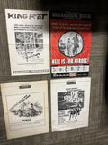 4 Vintage Military Army Film Movie Pressbooks Columbia Paramount United Artists0