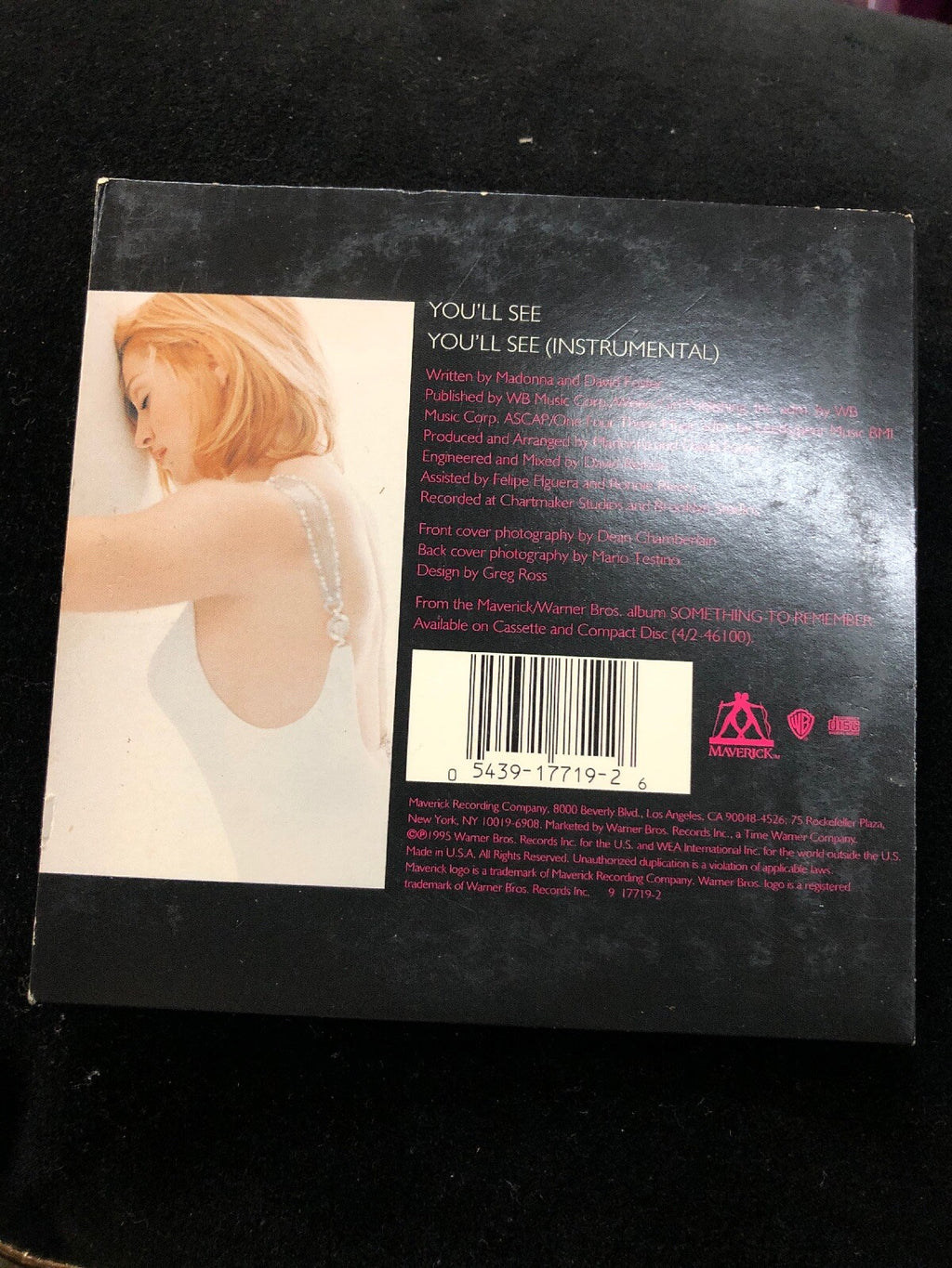 MADONNA - You'll See  - CD - Single - Music (1996)Warner Bros3