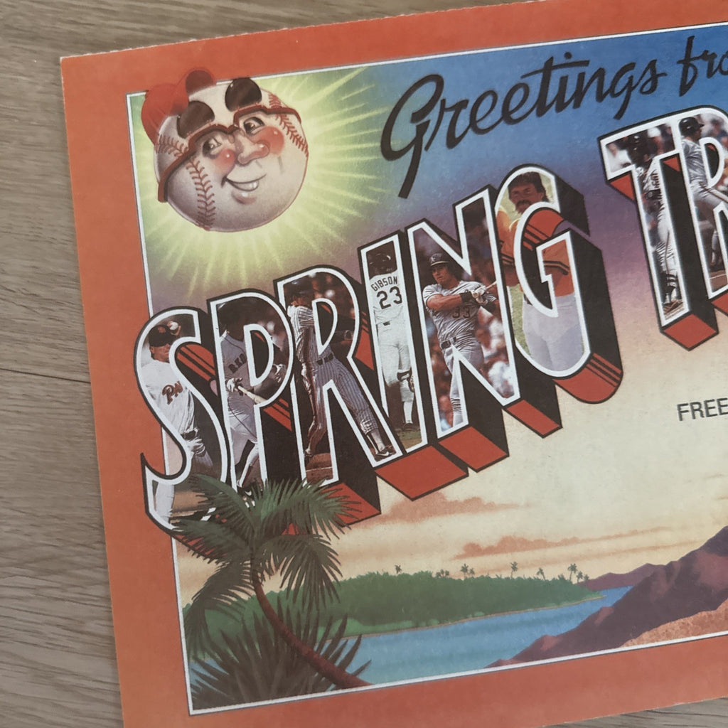 Vintage 1990 San Francisco Giants Spring Training Schedule Poster6