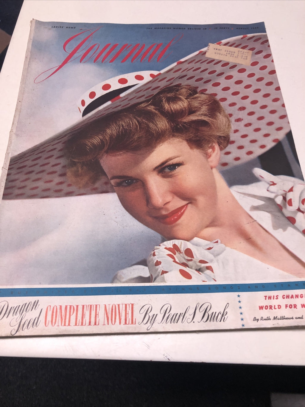 Vintage Ladies Home Journal Magazine August 1942. great ads Recipes & More0