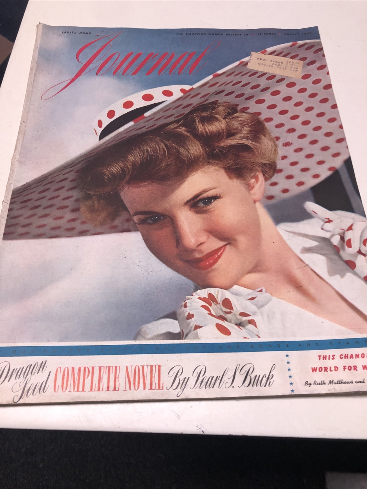 Vintage Ladies Home Journal Magazine August 1942. great ads Recipes & More0