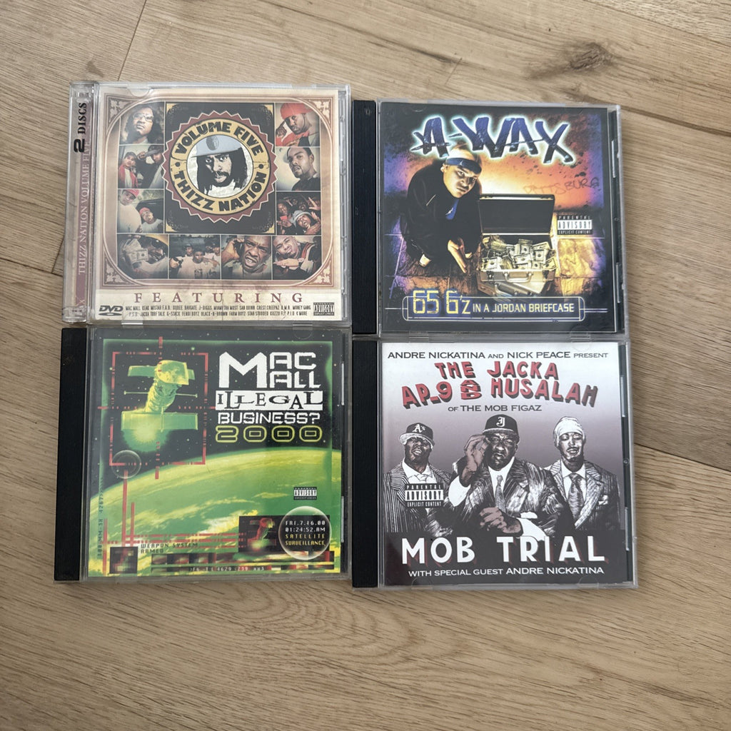 Bundle Deal Bay Area Boys Rap Thizz Nation, 65gz in a jordan briefcase & More0