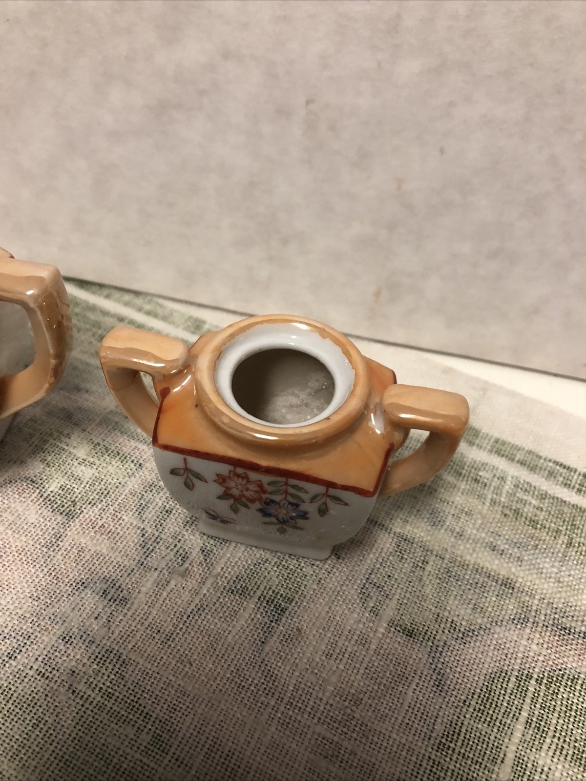 Vintage Made In Occupied Japan Porcelain Child's Tea Set Lot Of 55