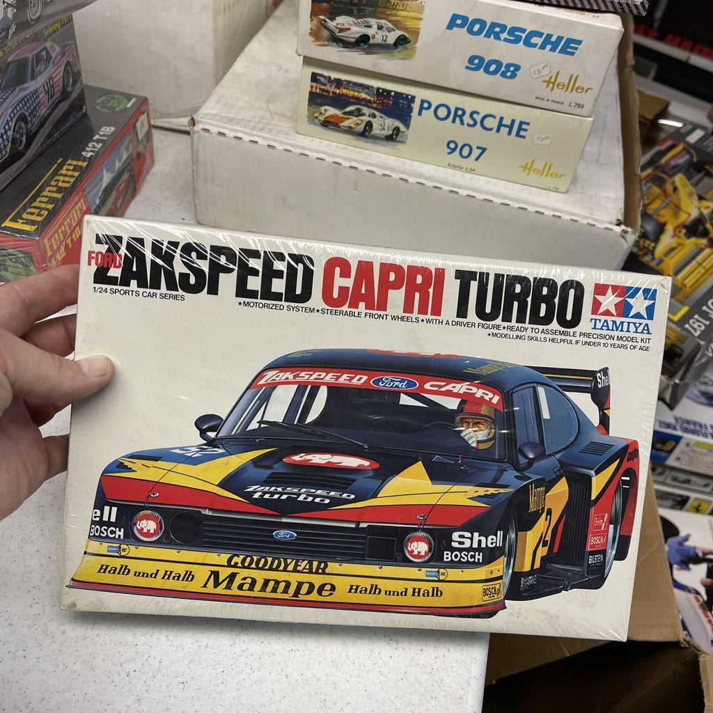 Original Sealed Tamiya 1/24 Ford Zakspeed Capri Turbo Sports Car  Model Kit0