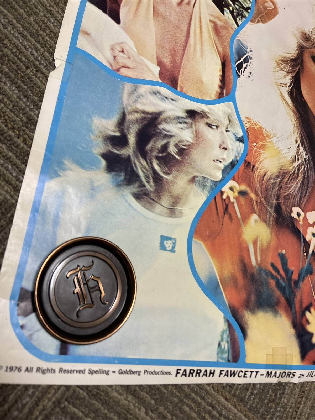1976 Farrah Fawcett vintage poster Jill Charlie’s Angels Original Tv pin-up14