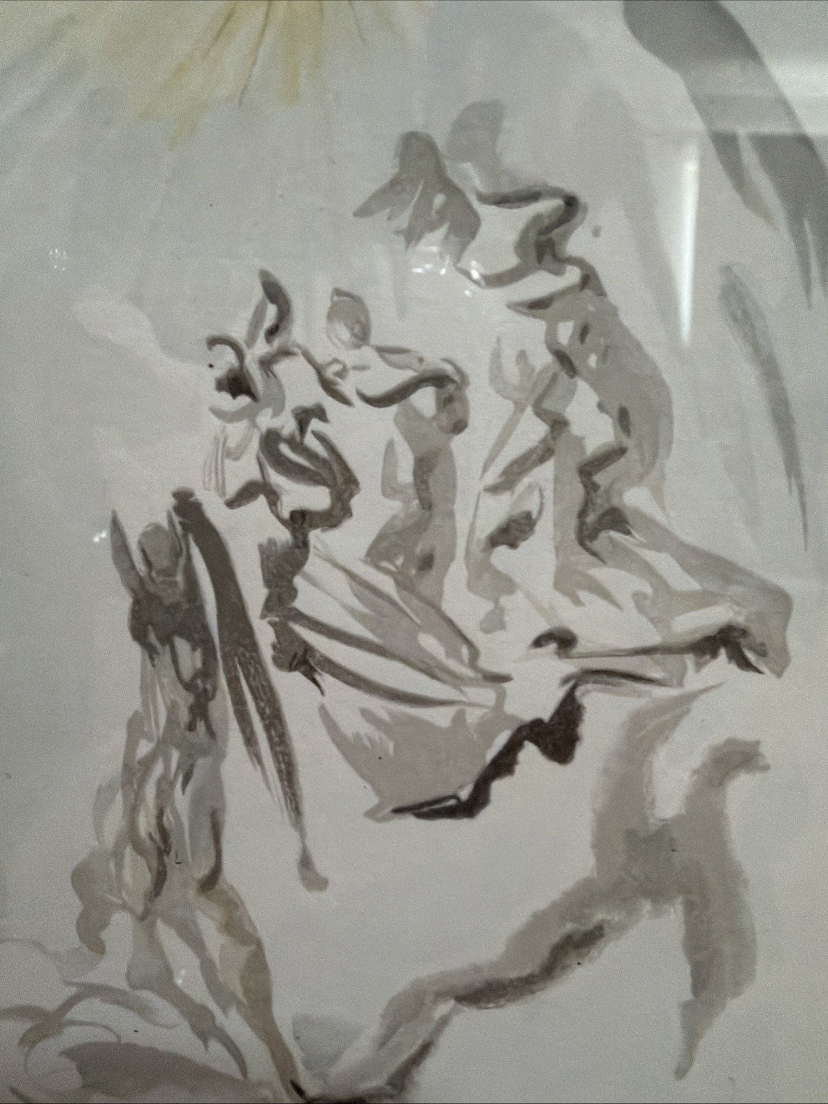 Salvador Dali Divine Comedy Canto Woodcut Hand Signed COA 19604