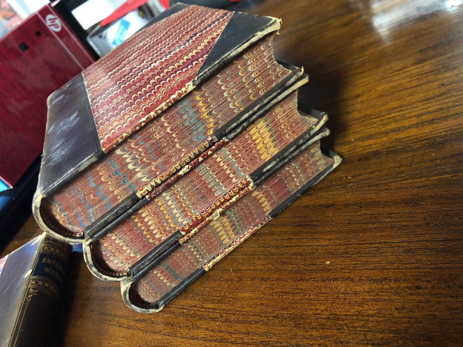 1880s Emerson's Work by Ralph Waldo Emerson 4 Vols. Representative Men Papers9