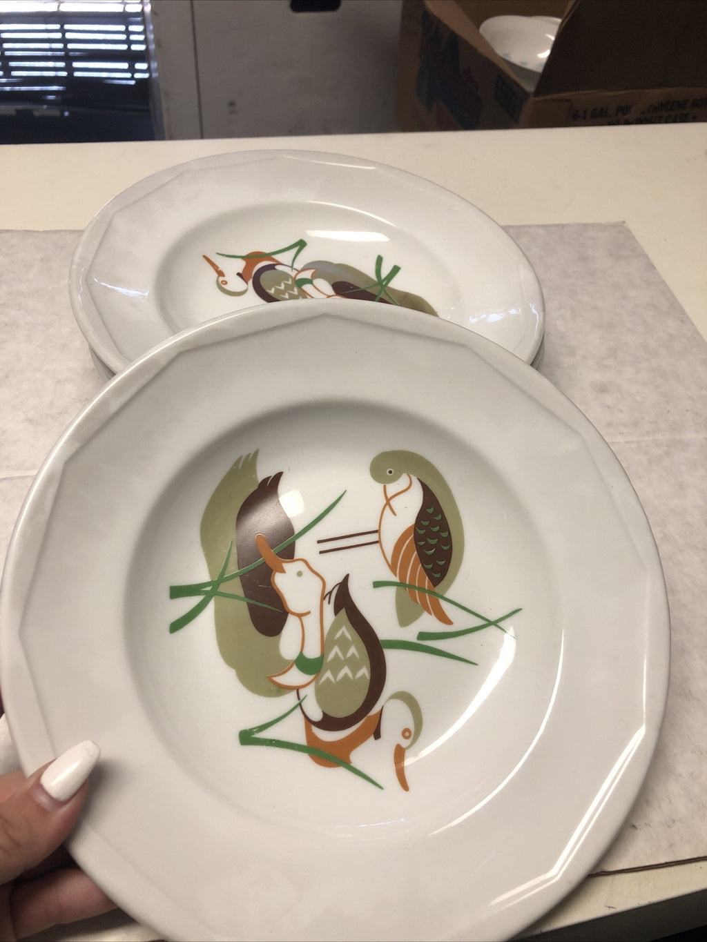 Haviland Limoges France Aluminite Frugier Lot Of 4 Bowl Plates 9”0