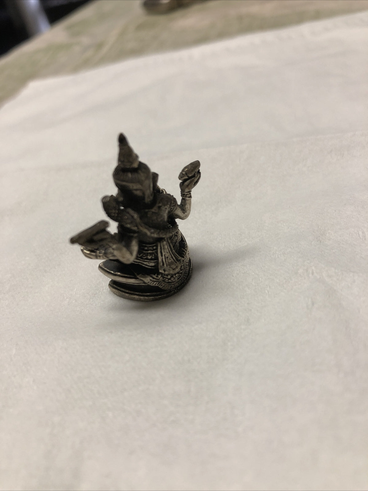 Mini Ganesha Buddha Statue Elephant God 1” Tall2