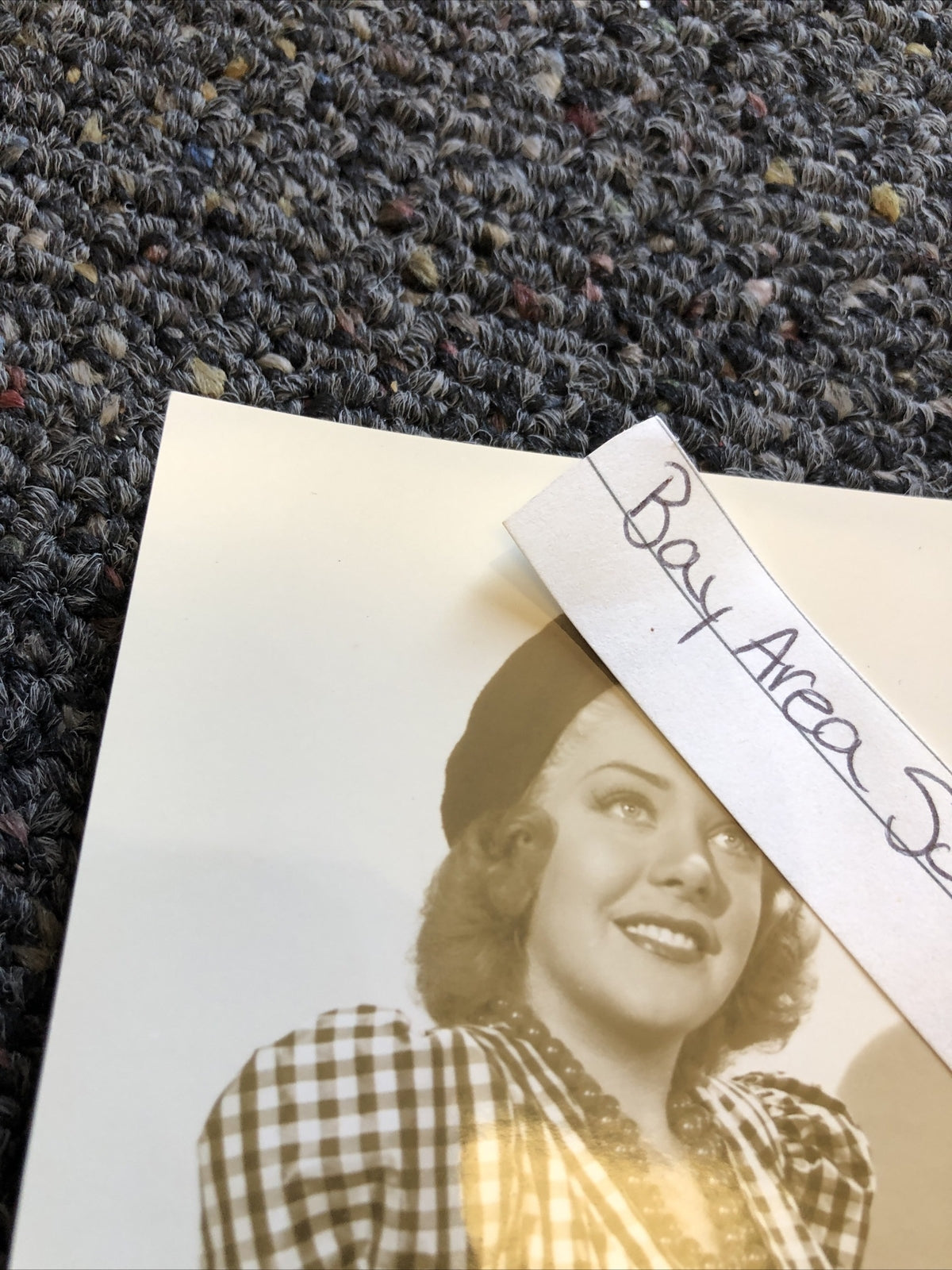 Rare Original Unpublished Photo Of ALICE FAYE Photograph Glamour Shot 8”x6”5