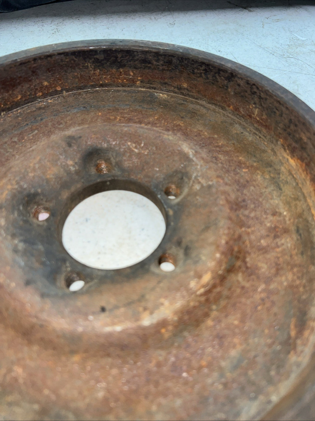 Vintage Brake Drum – 4-Lug, Cast Iron – Classic Car1