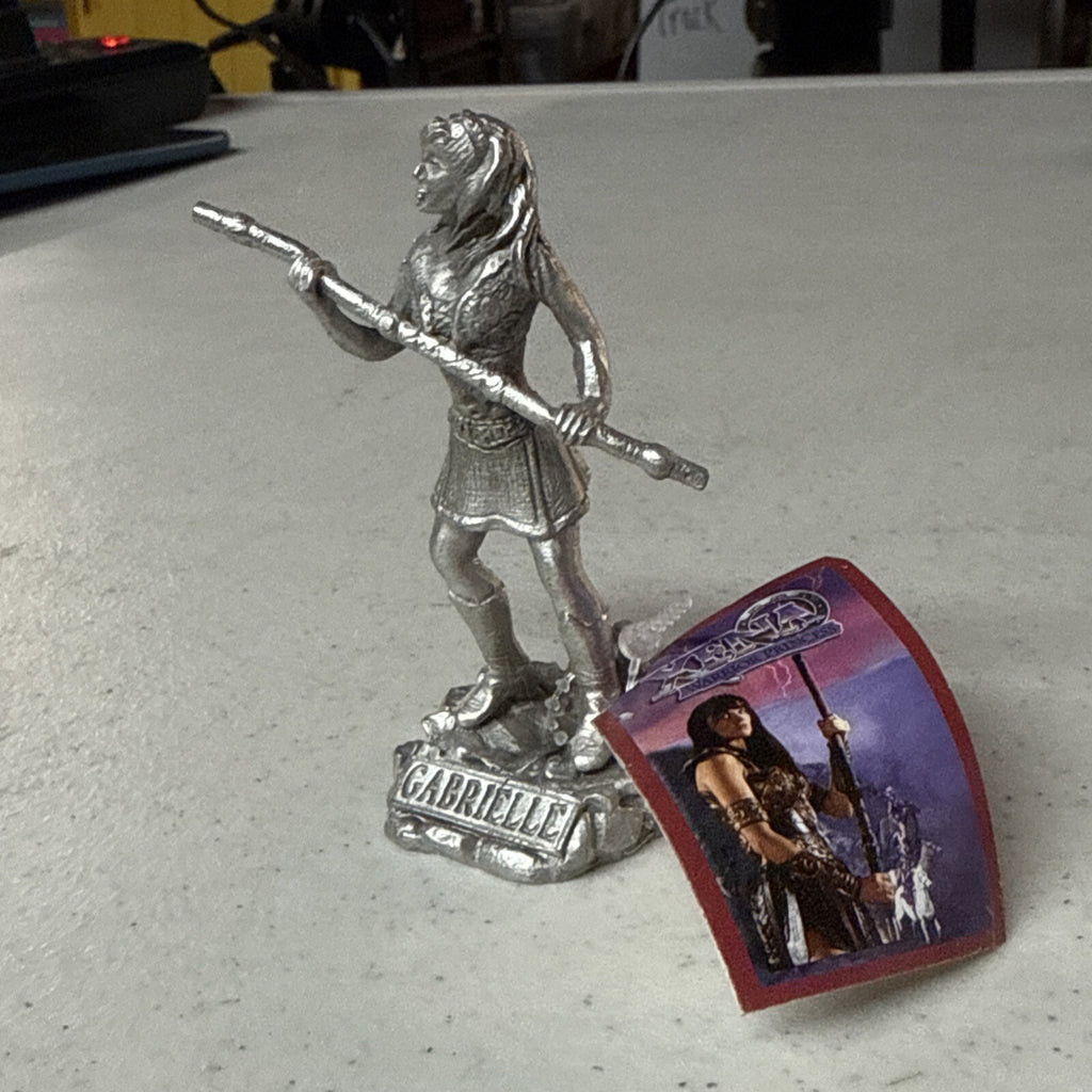 Xena Warrior Princess Pewter Statue Figure Figurine 3.5" Comstock Creations2