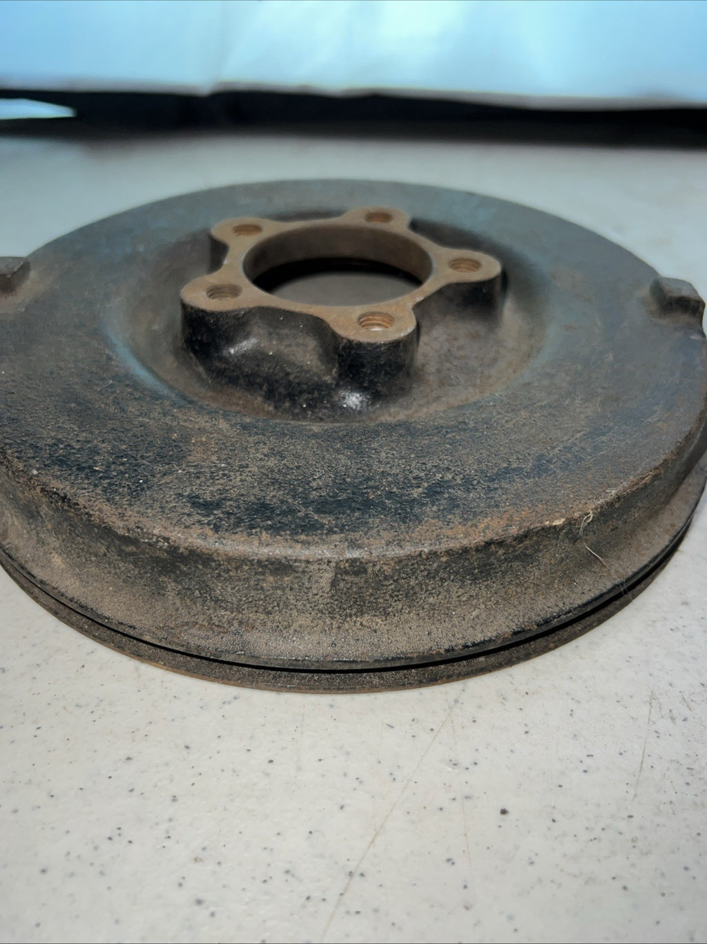 Vintage Brake Drum – 4-Lug, Cast Iron – Classic Car3