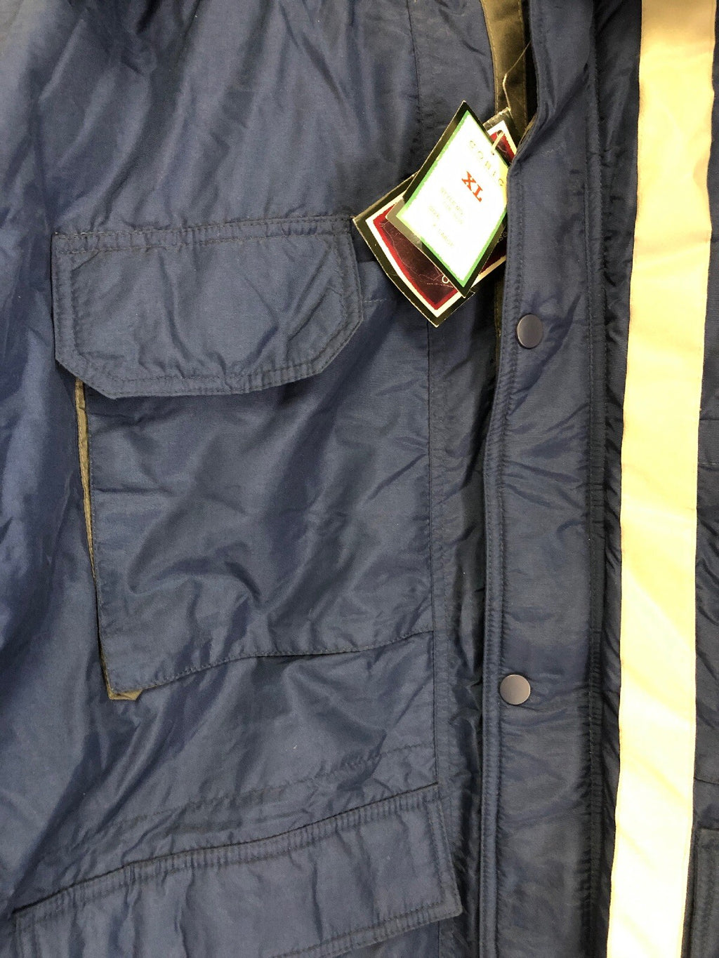Conic Eco Tech Winter Coat Jacket XL Water resistant Arm Pocket Removable Hood3