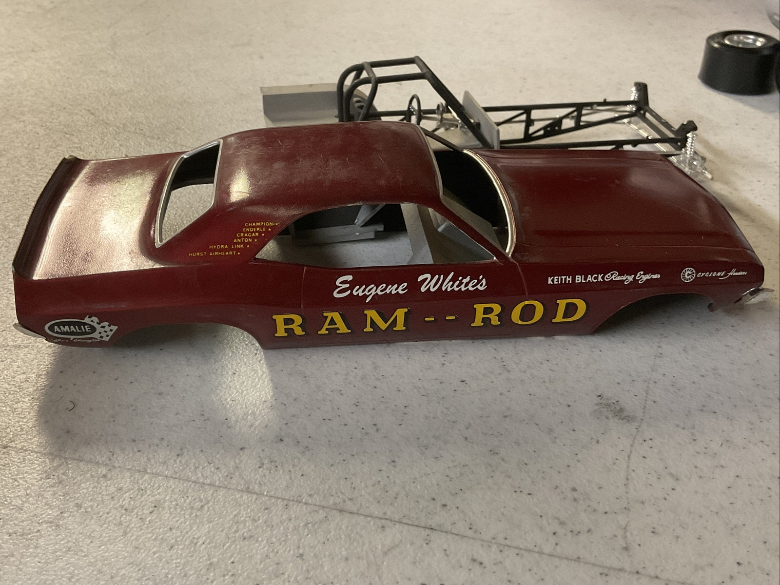 Vintage model car junkyard F/C restoration project Lot Ram Rod6