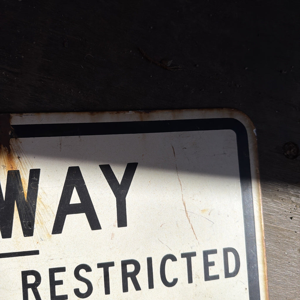 Vintage California Road Freeway City of San Louis Obispo Porcelain Sign5