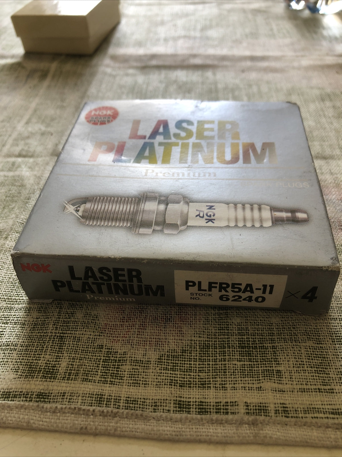4 pcs - NGK Laser Platinum Premium Spark Plugs PLFR5A-11 No. 6240 Open Box1