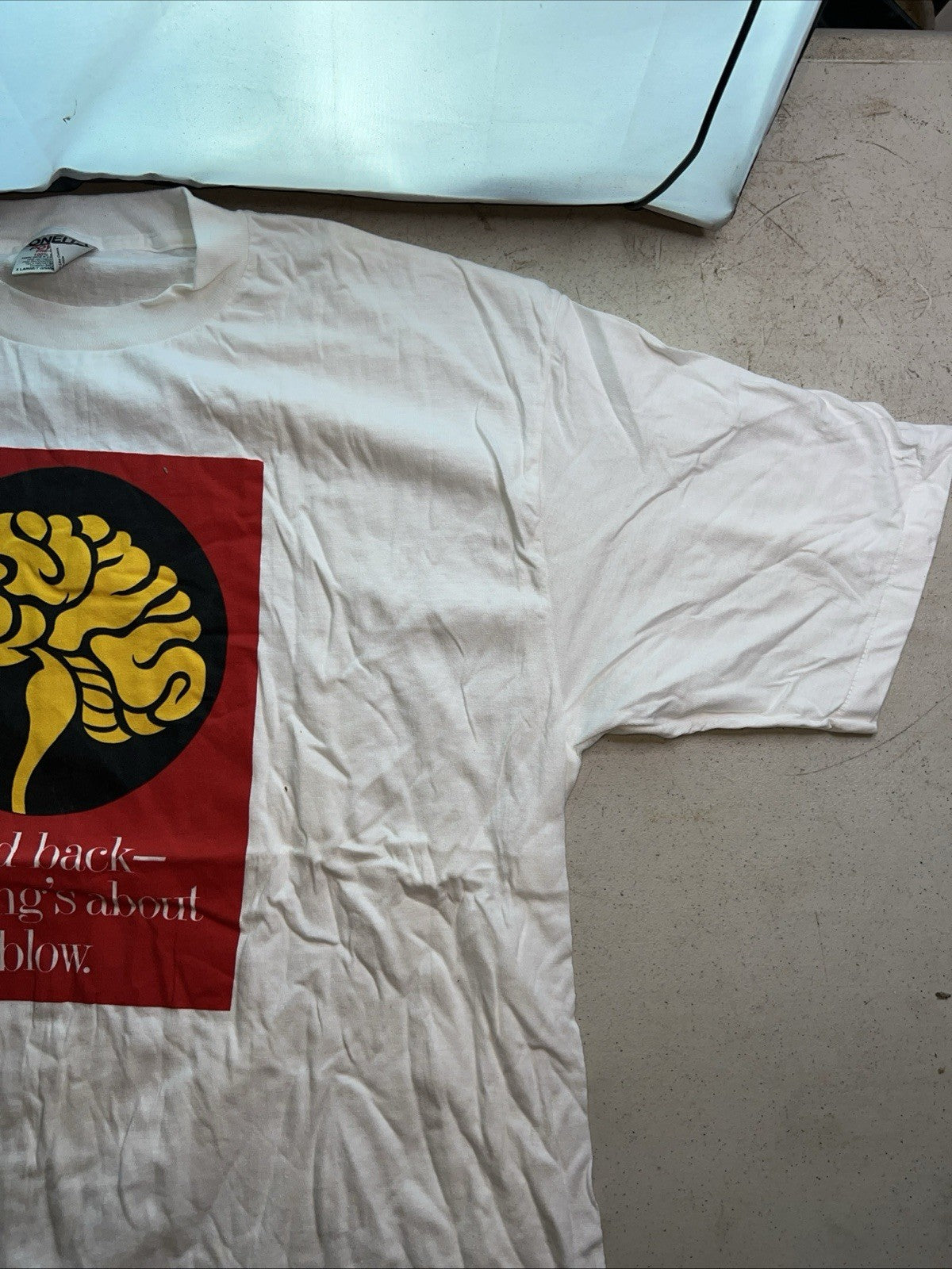 Vintage Oracle Workgroup Server “Stand Back " XL 90s Tech Promo T-Shirt4