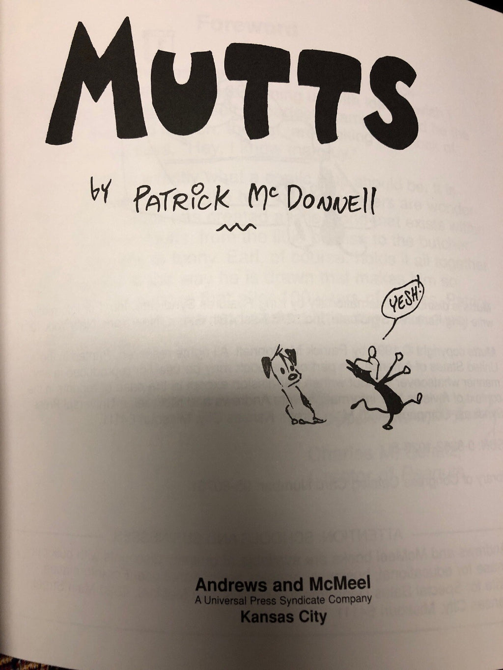 MUTTS by Patrick McDonnell; Charles M. Schulz Creator Of Peanuts Andrew & McMeel2