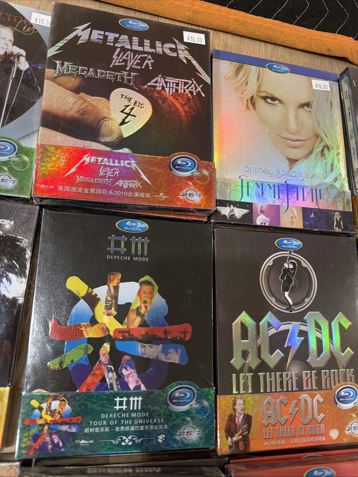 Sealed Rare OOP Music Blue Ray Lot Of 27 Chinese First Editions True HD2