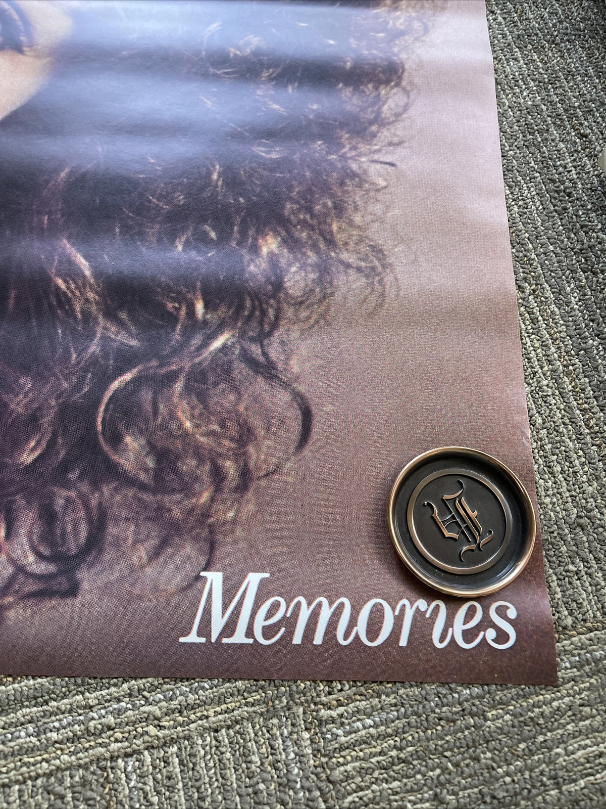 #198 1981 Barbra Streisand Memories Subway Record Store Promo Poster 36” X 36”3