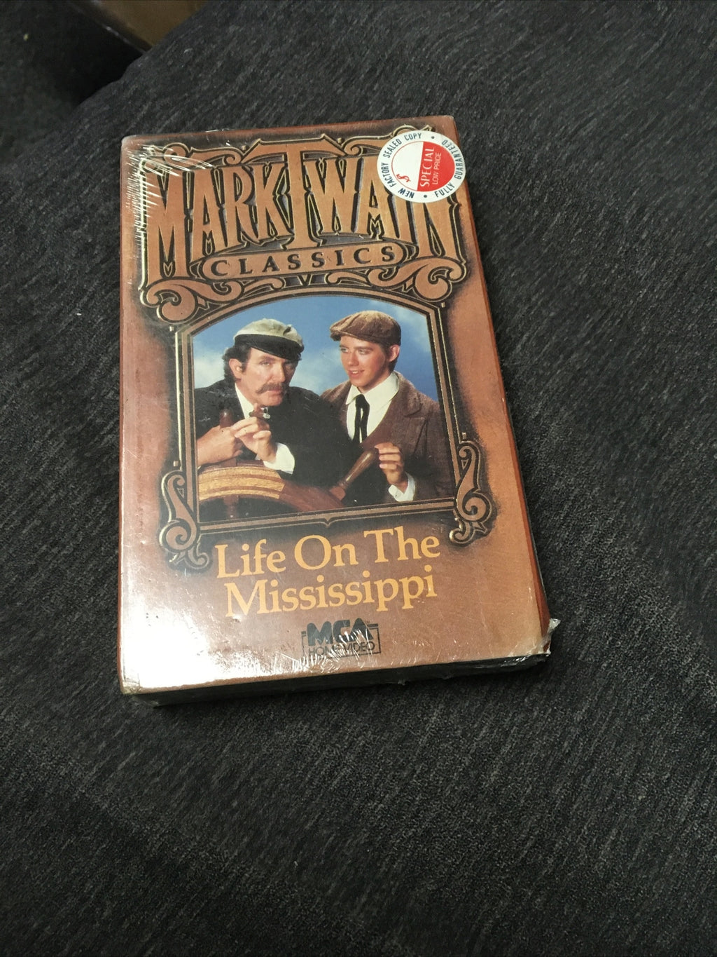 Sealed MCA Home Video Mark Twain Classics Life On The Mississippi Beta Not VHS0