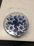 Festive Lights Blue and Silver 12 Hanukkah Themed Tea Candles0