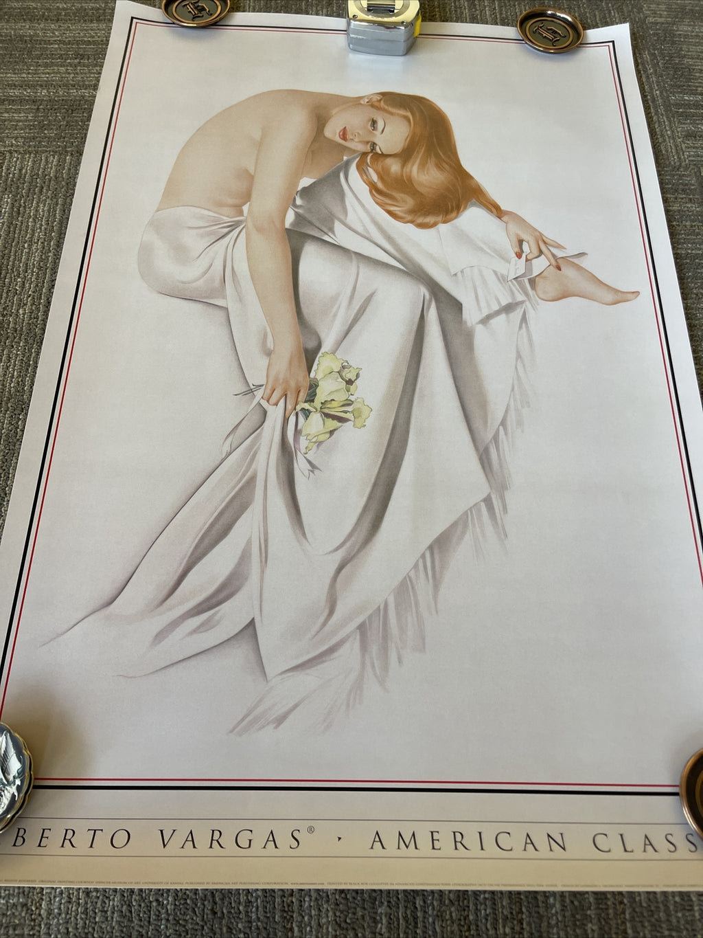 ALBERTO VARGAS 1996 Spencer Museum Of Art  LITHOGRAPH Poster 24” X 36”4