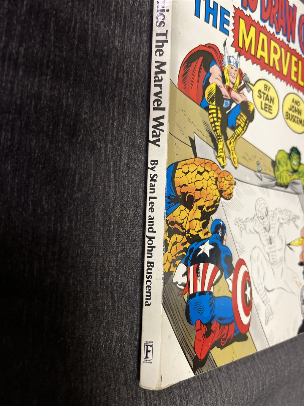 How to Draw Comics the Marvel Way | Lee Buscema | HC | Simon Schuster 19786