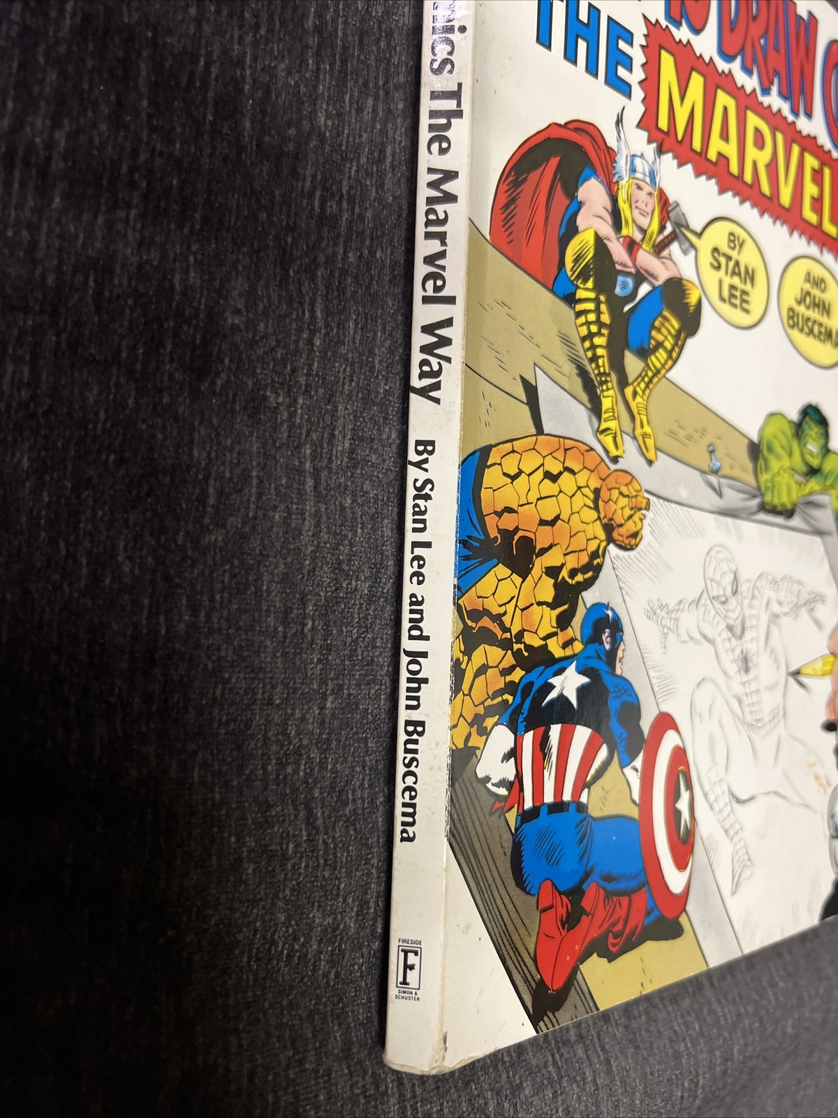 How to Draw Comics the Marvel Way | Lee Buscema | HC | Simon Schuster 19786