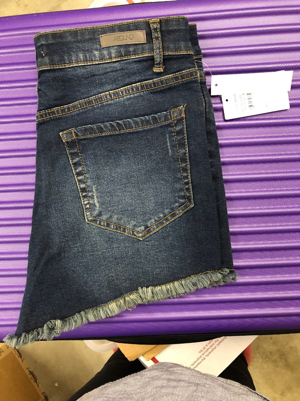 Abound  Nordstrom Size 29 Women's Space Blue Denim High Waisted Shorts0