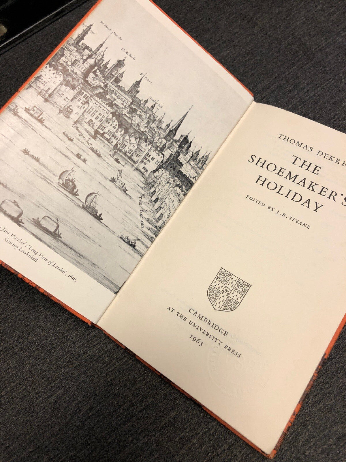 The Shoemakers Holiday by Dekker, Thomas Edited J. B. Steane Cambridge0