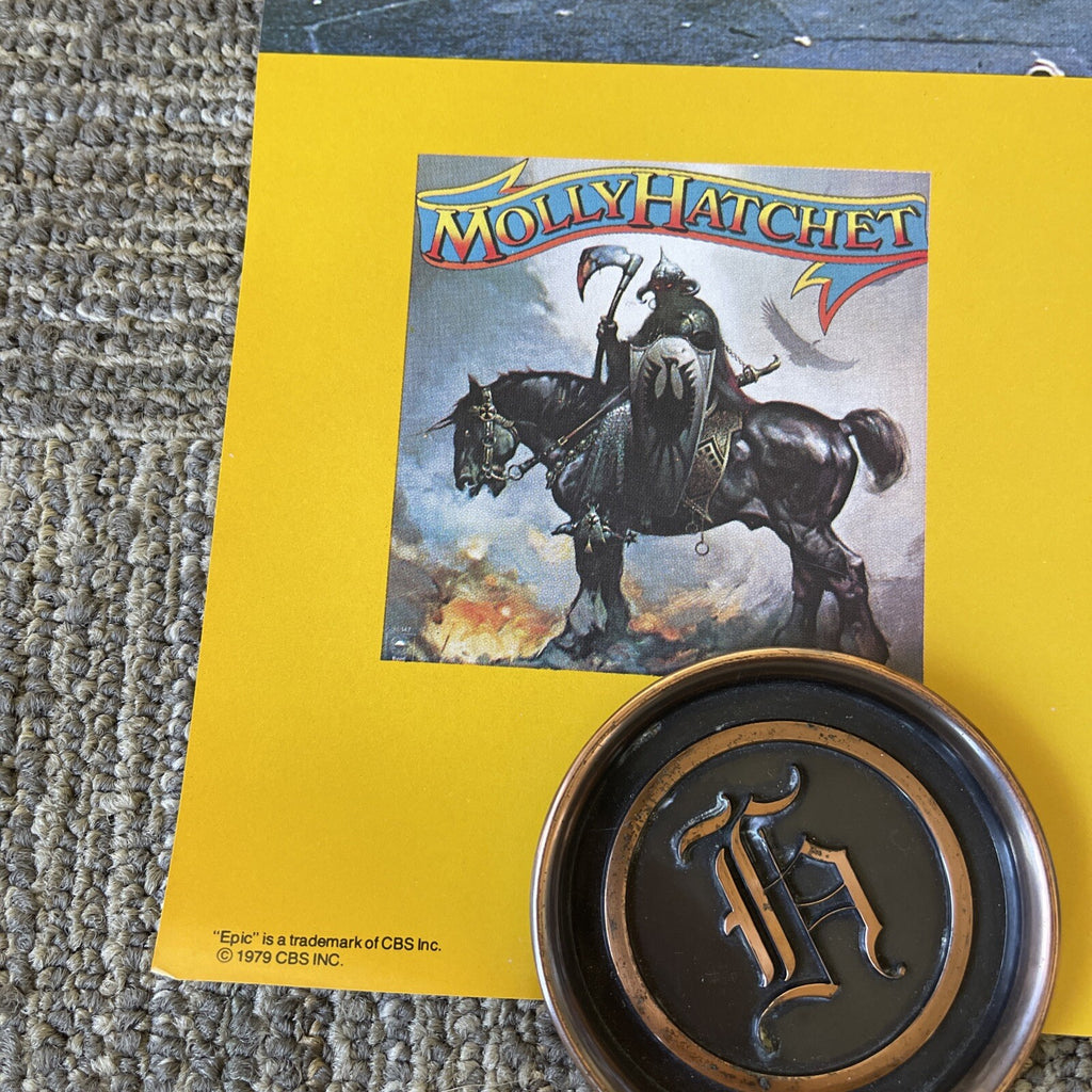 Original 1979 Molly Hatchet Store Promo Poster Frank Frazetta Art 22” X 24” #461