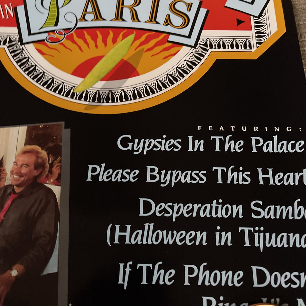 #160 1985 JIMMY BUFFETT Record Store Promo POSTER 18” X 34” Last Mango In Paris5