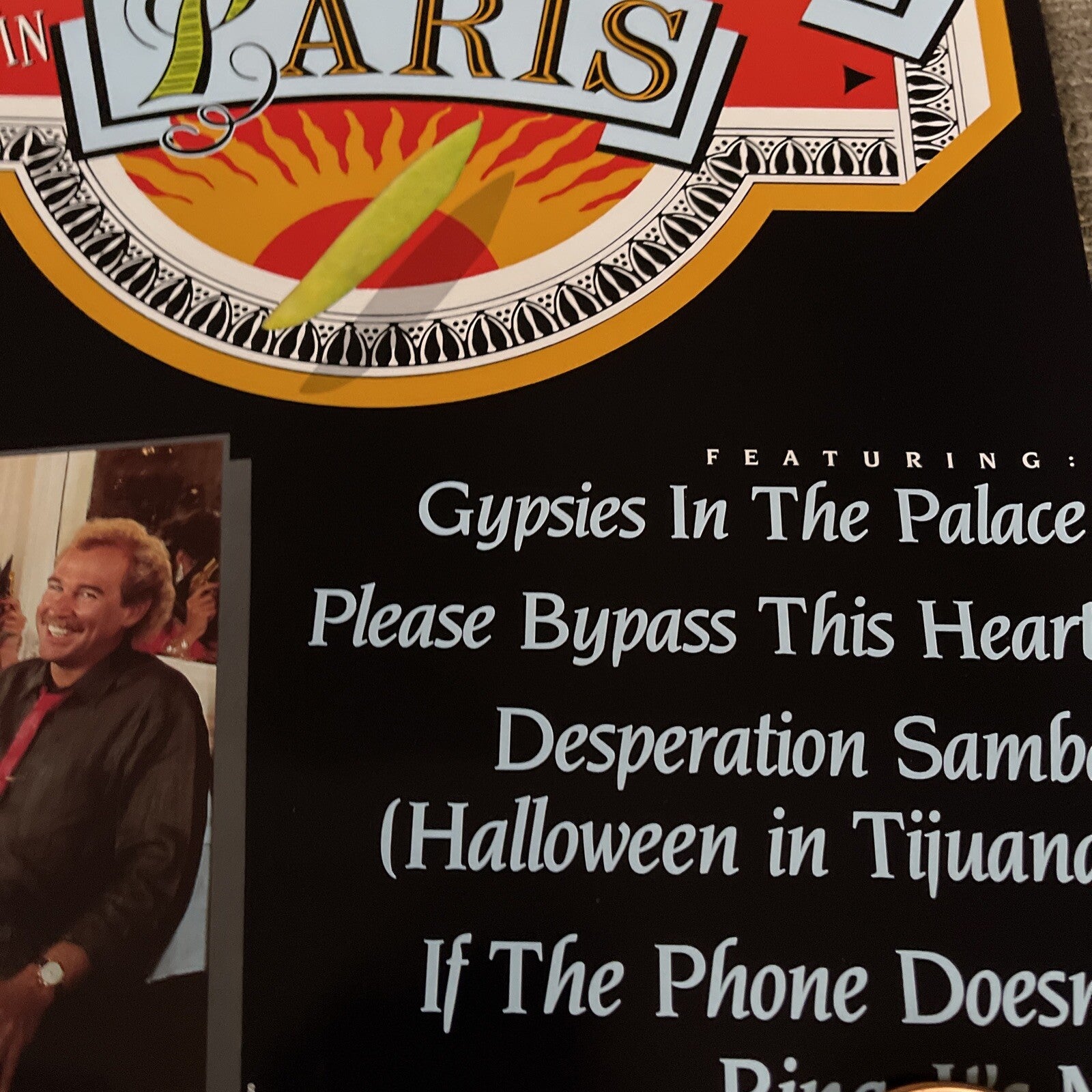 #160 1985 JIMMY BUFFETT Record Store Promo POSTER 18” X 34” Last Mango In Paris5