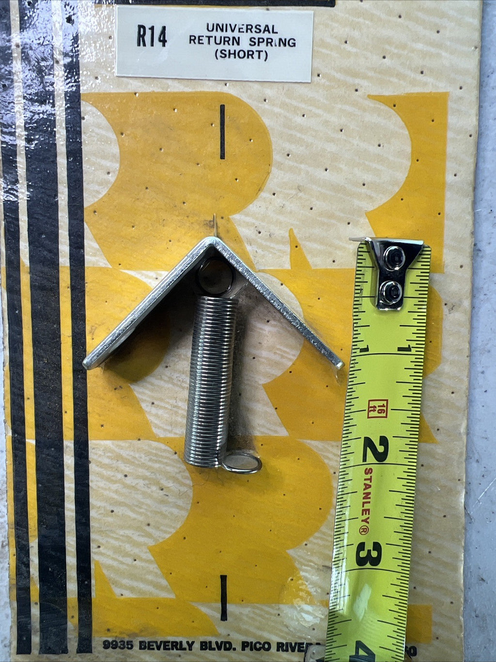 Chrome Throttle Return Spring Bracket Short Spring SBC BBC Rocket Spring Racing1