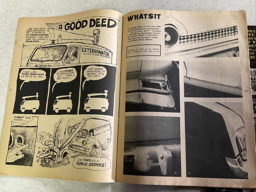 Vintage DRAG CARTOONS MAGAZINE Number 22, 46 Lot5