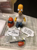 Vintage 1990 Homer Simpson Figurine With Accessories0