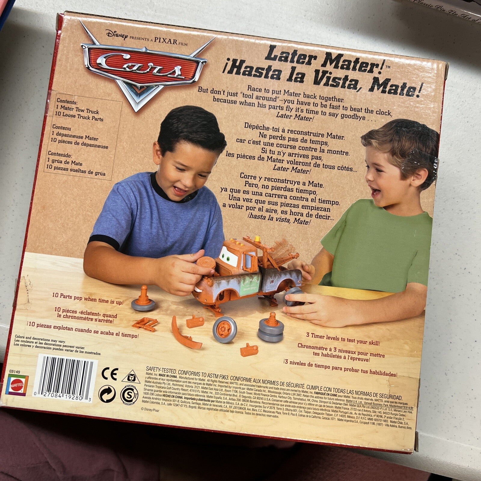 Later Mater! Disney Pixar Films : Cars Game For Kids 6+1